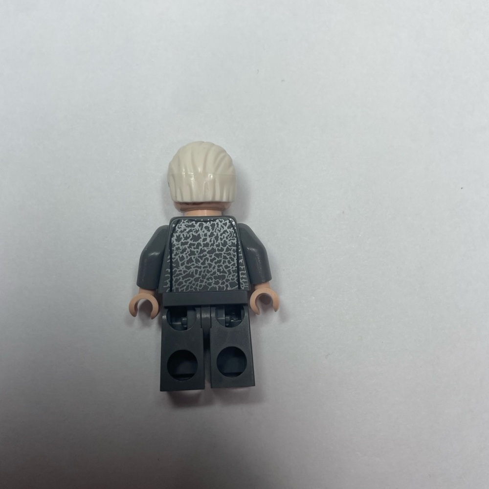 Lego Chancellor Palpatine 75044 Dark Bluish Gray Outfit Star Wars Minifigure - Picture 2 of 2